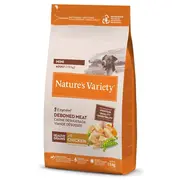 Nv Dog Healthy Grain Adult Mini Chicken Free Range 1.5 kg - pilnvērtīga sausa barība pieaugušiem mazo šķirņu suņiem, ar atkaulotu vistas gaļu 927161