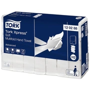 Papīra dvieļi Tork H2 Xpress Multifold Soft, 2 slāņi, balti, 180 gab., 120398 400-09572
