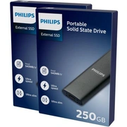 Philips External Ssd 250Gb Ultra speed Space grey Fm25Ss030P/00