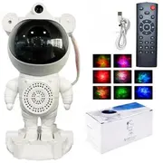Riff QuotZvaigžņotais astronautsquot nakts lampa - Led projektors ar tālvadības pulti / taimeri iebūvētu skaļruni un magnētisku galvu 360 rotāciju Rf-Ast-927