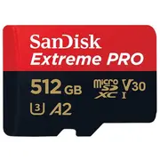 Sandisk Extreme Pro Atmiņas Karte microSDXC 512Gb Sdsqxcd-512G-Gn6Ma