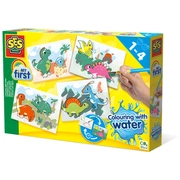 Ses Mans pirmais komplekts krāsošanai ar ūdeni - Dinozauri 14465S