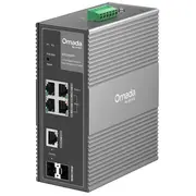 Tp-Link Ies206Gpp tīkla komutators Omada Industrial 6 portu Gigabit Easy Managed Poe 3 1 Rj45/Sfp combo Sfp 120 W -4075 C Din/Sienas montāža Melns