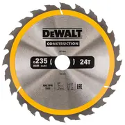 Zāģripa Construction 235X30Mmx24Z Dt1954-Qz Dewalt