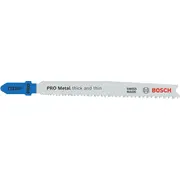 5 figūrzāģa asmeņi T 123 X Progressor, Figūrzāģiem Pro Metal Thick And Thin T123Xf Figūrzāģa Asmens, 2608638473, Bosch 2608638473