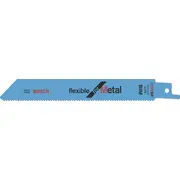 5 zobenzāģa asmeņi S 922 Bf, Zobenzāģiem Zobenzāģa Asmens Bf Flexible For Metal, 2608656014, Bosch 2608656014