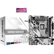 Asrock H610M-Hdv M.2 D5 Mātesplate Micro-Atx / Intel H610 Lga1700 Ddr5 H610M-Hdv/M.2D5