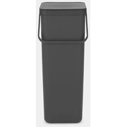Brabantia atkritumu tvertne SortAmpGo, 40 l, Grey 251047