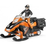 Bruder Sniega motocikls ar vadītāju un aprīkojumu 63101 4001702631017