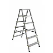 Divpusējās mājsaimniecības kāpnes 2X6 pakāpieni 150Kg Aw23029 Awtools