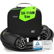 Elektroauto uzlādes kabelis Green Cell Snap Type 2 11Kw 5M - Evkabgc03