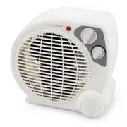 Esperanza Ehh002 elektriskais ventilatora sildītājs 1000/2000 W mehāniskā vadība termostats pelēki-balts