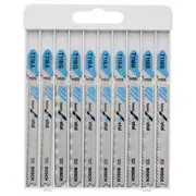 Figūrzāģa asmeņu komplekts 10Gab 92Mm Metāls, 2607010631, Bosch 2607010631