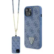 Guess Crossbody 4G Metal Logo Back Case Aizsargapvalks Priekš Apple iPhone 15 Guhcp15Sp4Tdscpb