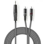 Kabelis Nedis Aux 3.5Mm - 2X Rca 1.5M Coth22200Gy15