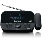 Lenco Cr-615Bk Radio pulkstenis