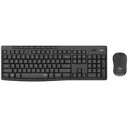Logitech Mk295 Silent Bezvadu Komplekts Tastatūra un Pele Qwerty 920-009810