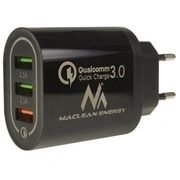 Maclean Energy Mce479B 3Xusb lādētājs Qc 3.0 Mce479 B