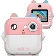 Maxlife Mxpc-100 Pink Bērnu fotokamera ar printēšanas funkciju