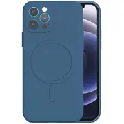 Mocco Magsilicone Soft Back Case Aizmugurējais Silikona Apvalks Priekš Apple iPhone 14 Plus Zils Mo-Magsi-Bc-Iph14Pl-Bl