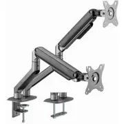 Monitora stiprinājums Gembird Desk Mounted Adjustable Monitor Double Arm Space Grey Ma-Da2-05