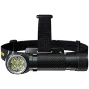 Nitecore Hc35, galvas lampa, 2700 lm, 4 lampas, 1200 h akumulatora darbības laiks, 18650/Cr123 akumulators, melna krāsa Hc35