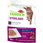 Nt Kons. Cat Sp. Ster. Adult Duck 85G - pilnvērtīga barība, konservi ar pīles gaļu sterilizētiem pieaugušiem kaķiem 12Gb 965943