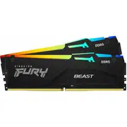 Operatīvā atmiņa Kingston Fury Beast 16Gb Rgb Black Kf556C36Bbeak2-16
