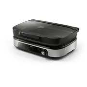 Philips elektriskais galda grils ar vāku, melns Hd6212/90