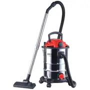 Profesionāls industriālais putekļusūcējs maisiņu tips mitrā uzsūkšana 3400 W 25 L sarkans sudrabs Cr7045 Camry Cr 7045