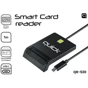 Quick Qr-520 Smart Id Karšu lasītājs Usb-C