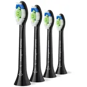 Sonicare W2 Optimal White  standarta zobu birstes uzgalis, 4 gab, melns Hx6064/88