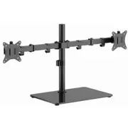 Statīvs monitoram Gembird Dual monitor 17 - 32 desk stand Ms-D2St-01