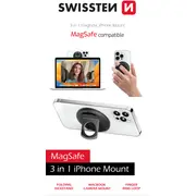 Swissten 3In1 Magstick iPhone Mount Turētājs 26001000