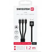 Swissten 3In1 Textile Vads 1.2M 72501103