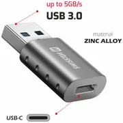Swissten Adapteris Usb-A / Usb-C 55500200