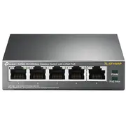 Tp-Link Tl-Sf1005P tīkla komutators nepārvaldāms 5 10/100 Mbps Rj45 4 Poe 802.3Af galda melns