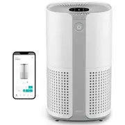 Viedais Wi-Fi gaisa attīrītājs Bright 2 ar pulti, 3-Kāršu filtrāciju Hepa H13  ogle 22 W līdz 42 m² Balts Dxpu09 Duux