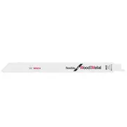 Zobenzāģa asmeņi kokam un metālam, 5 gab., 225 mm, Bim, 2608656021, Bosch 2608656021
