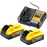 Akumulatoru un lādētāja komplekts Dcb1104, 2X5Ah, Powerstack, Dcb1104H2-Qw Dewalt
