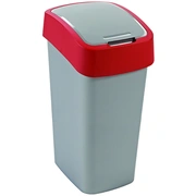 Atkritumu spainis Flip Bin 45L sudraba/sarkana 0802172547