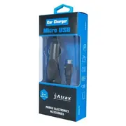 Atx Platinum Premium Auto Lādētājs 12 / 24V 1A  Micro Usb kabelis Melns Blue Blister Atx-C-Ch1A-Bbk