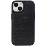 Audi Gt Synthetic Leather Back Case Aizsargapvalks Priekš Apple iPhone 15 Plus Au-Tpupcip15M-Gt/D2-Bk
