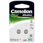 Baterijas Camelion Ag3/ Lr41/ Lr736 / 392 12050203
