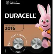 Baterijas Duracell Cr2016 2 pack 5000394203884
