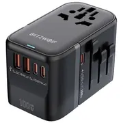 Blitzwolf Bw-Ta2 Adapteris 2Xusb Tīkla Lādētājs 100W