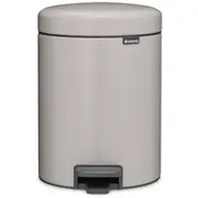 Brabantia atkritumu tvertne ar pedāli Newicon, 5 l, Soft Grey 252204