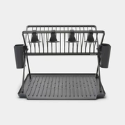 Brabantia saliekams trauku žāvētājs, liels, Dark Grey 139482