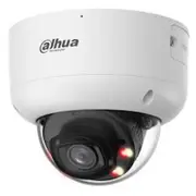Dahua Hdbw5659R1Asepv0280Bpro 6 Mp tīkla āra kupola kamera Wizcolor fiksēts objektīvs Ir 60 m siltais apgaismojums 50 Wdr Ai analītika Poe Ip67 Ik10 iebūvēts mikrofons balts