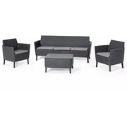 Dārza mēbeļu komplekts Salemo 3 Seater Set pelēks 29205990939